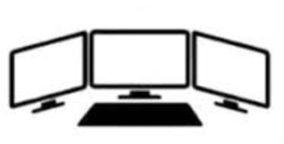 Triple-Monitor Productivity Command Center