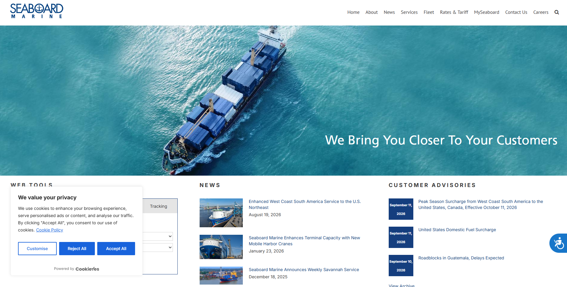 Seaboard Marine — Ocean Freight & Logistics Portal