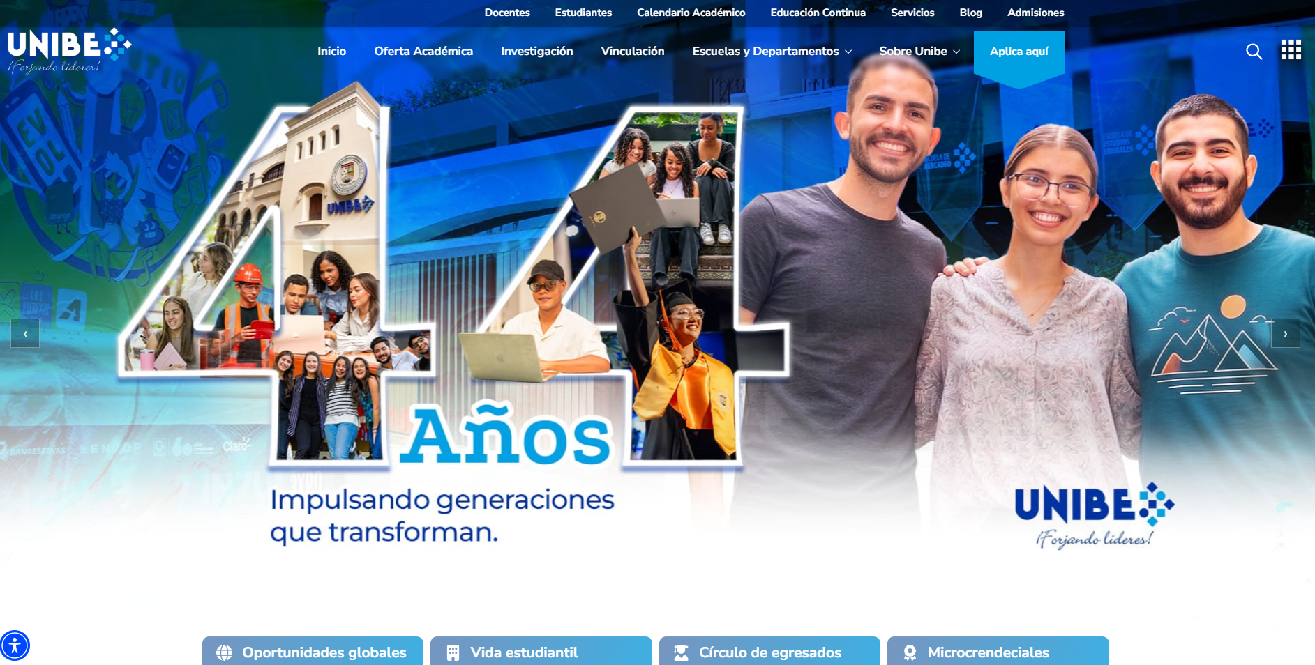 Universidad Iberoamericana (UNIBE) — Portal Institucional Principal